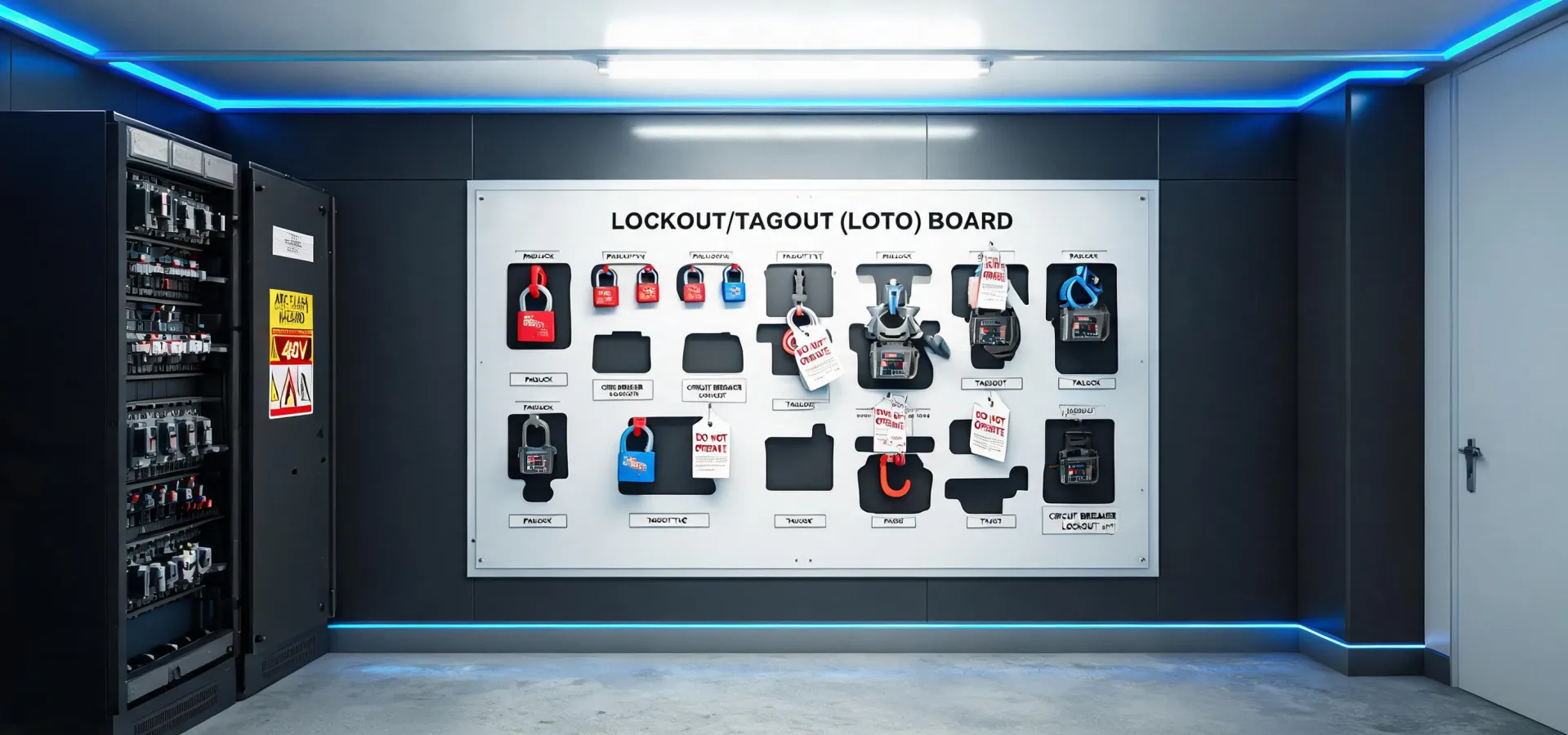 Panduit lockout tagout control board