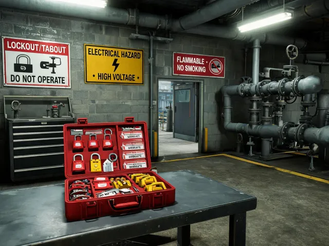 Oil and gas maintenance area