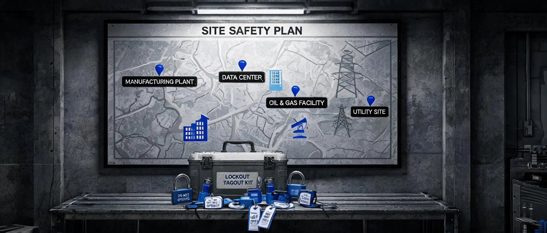 Electrical safety coverage map